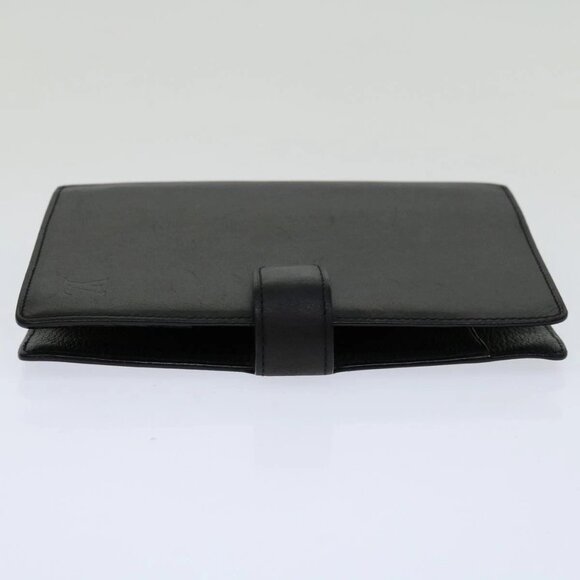 LOUIS VUITTON Nomad Agenda MM Day Planner Cover Black R20478 LV Auth bs13206 - Picture 3 of 16